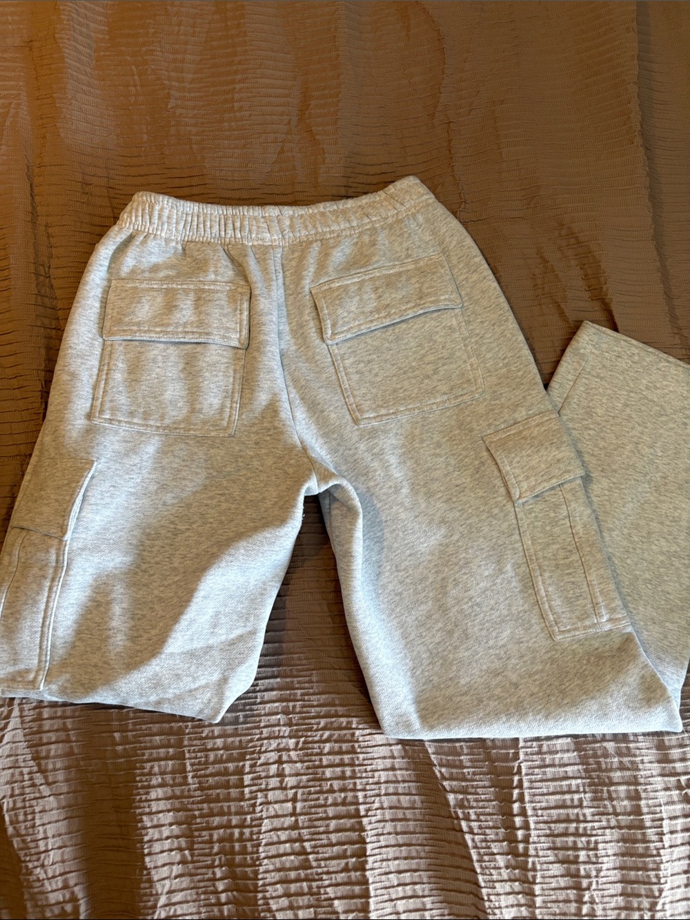 Cotton cargo sweatpants